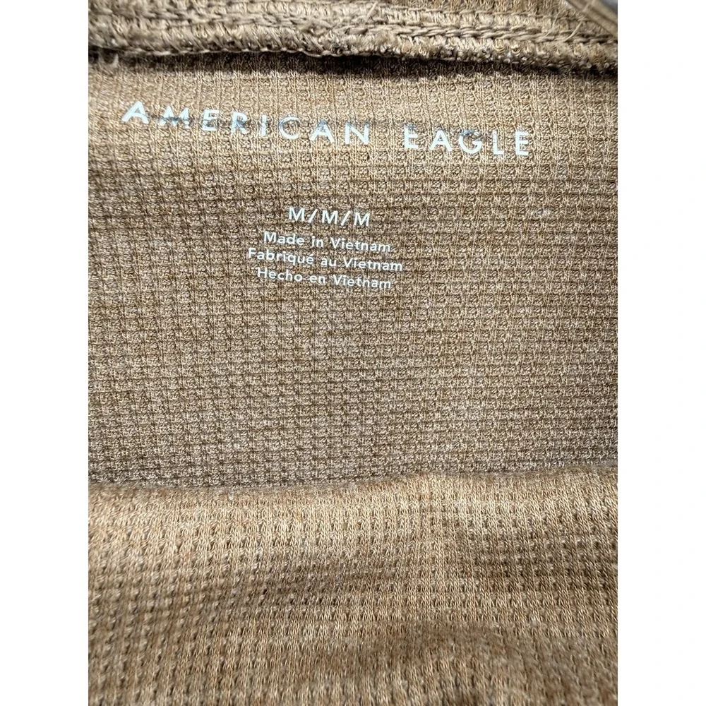 American Eagle Outfitters‎ Cropped Turtleneck Top Shirt Women's M Ribbed